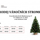 prodej vánočních stromků